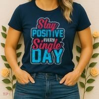 Stay Positive Every Single Day Women's T-Shirt thumb 2