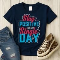 Stay Positive Every Single Day Women's T-Shirt thumb 3