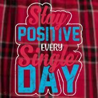 Stay Positive Every Single Day Women's Flannel Plaid Pajama Pants thumb 2