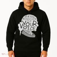 Speak Your Mind Even If Your Voice Shakes Hoodie thumb 2