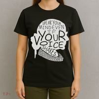 Speak Your Mind Even If Your Voice Shakes T-Shirt thumb 4