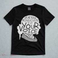 Speak Your Mind Even If Your Voice Shakes T-Shirt thumb 5