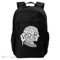Speak Your Mind Even If Your Voice Shakes Backpack thumb 0