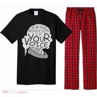 Speak Your Mind Even If Your Voice Shakes Pajama Set thumb 0