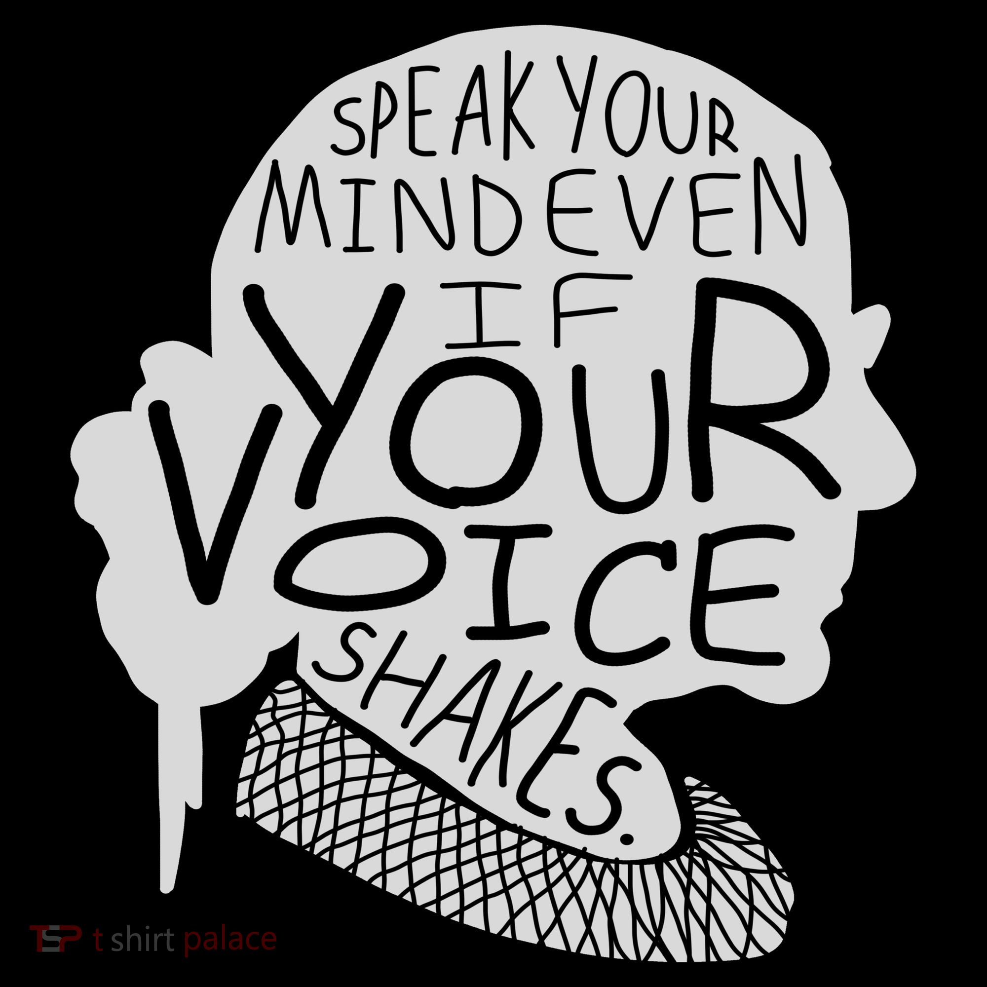 Speak Your Mind Even If Your Voice Shakes Ornament