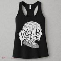 Speak Your Mind Even If Your Voice Shakes Women's Tank Top thumb 3