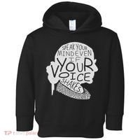 Speak Your Mind Even If Your Voice Shakes Toddler Hoodie thumb 0
