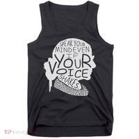 Speak Your Mind Even If Your Voice Shakes Tank Top thumb 0