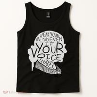 Speak Your Mind Even If Your Voice Shakes Tank Top thumb 2