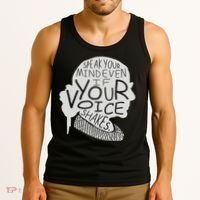 Speak Your Mind Even If Your Voice Shakes Tank Top thumb 3