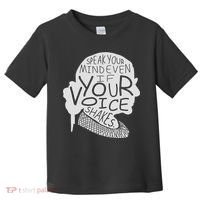 Speak Your Mind Even If Your Voice Shakes Toddler T-Shirt thumb 0