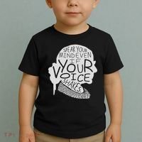 Speak Your Mind Even If Your Voice Shakes Toddler T-Shirt thumb 2