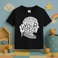 Speak Your Mind Even If Your Voice Shakes Toddler T-Shirt thumb 3