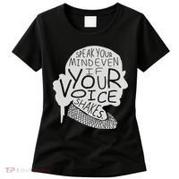 Speak Your Mind Even If Your Voice Shakes Women's T-Shirt thumb 0
