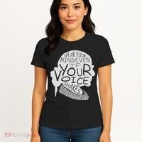 Speak Your Mind Even If Your Voice Shakes Women's T-Shirt thumb 4