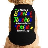 Special Autism Teacher  Doggie Tank thumb 0