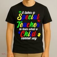 Special Autism Teacher  T-Shirt thumb 3