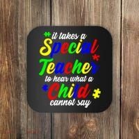 Special Autism Teacher  Coaster thumb 0