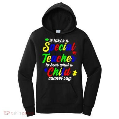 Special Autism Teacher  Women's Hoodie