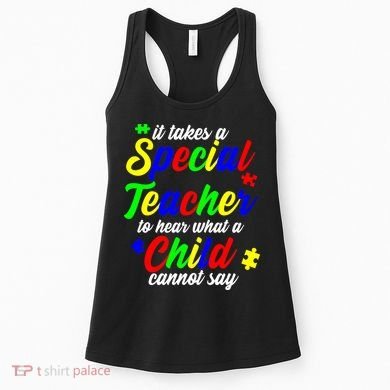 Special Autism Teacher  Women's Tank Top