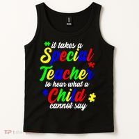 Special Autism Teacher  Tank Top thumb 2