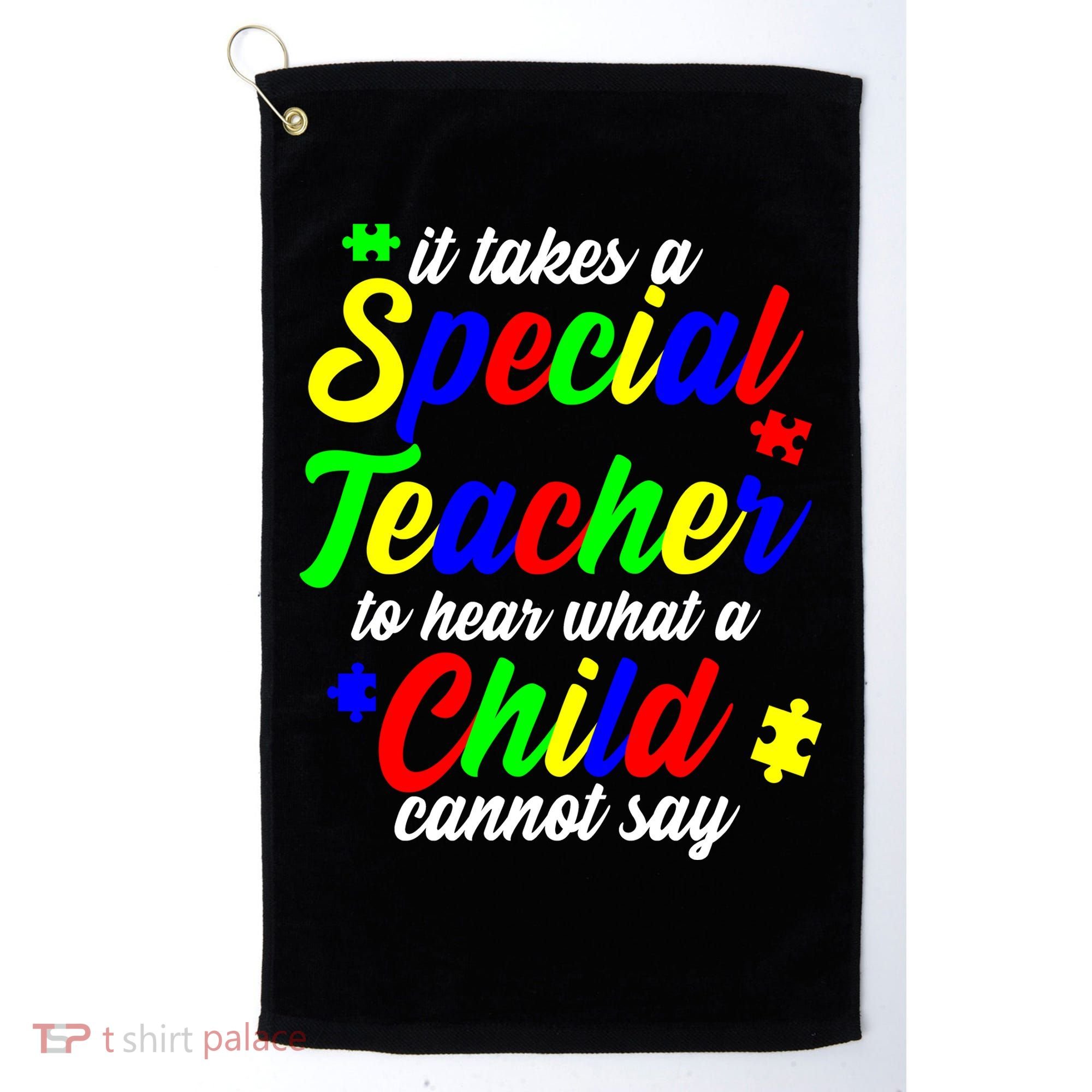 Special Autism Teacher  Golf Towel