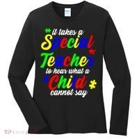 Special Autism Teacher  Women's Long Sleeve Shirt thumb 0