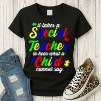 Special Autism Teacher  Women's T-Shirt thumb 3