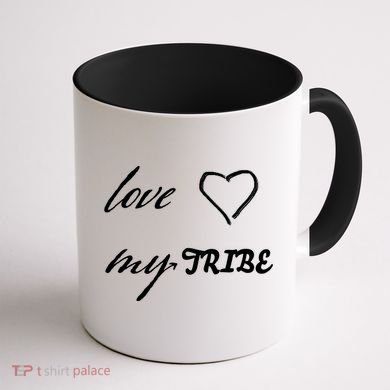Special Needs Awareness Support Love My Tribe Coffee Mug back