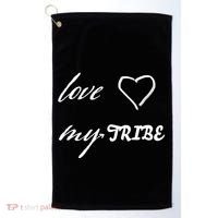 Special Needs Awareness Support Love My Tribe Golf Towel thumb 0