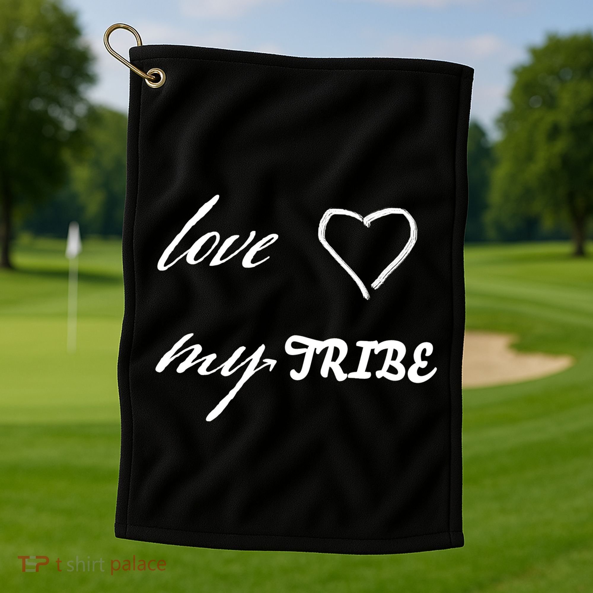 Special Needs Awareness Support Love My Tribe Golf Towel