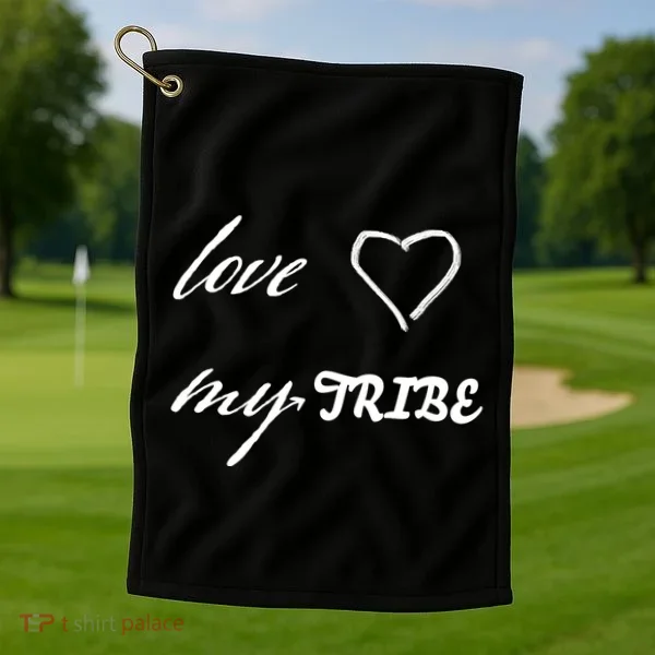 Special Needs Awareness Support Love My Tribe Golf Towel