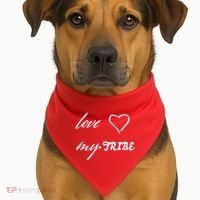 Special Needs Awareness Support Love My Tribe USA-Made Doggie Bandana thumb 1