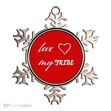 Special Needs Awareness Support Love My Tribe Ornament