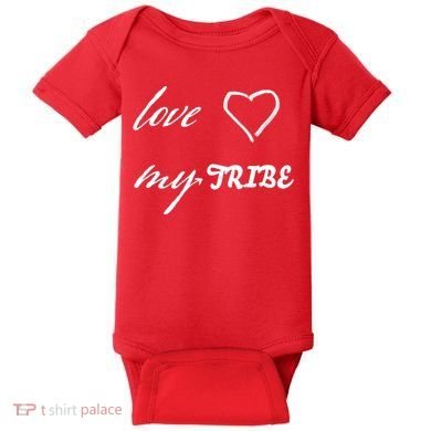 Special Needs Awareness Support Love My Tribe Baby Bodysuit