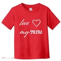 Special Needs Awareness Support Love My Tribe Toddler T-Shirt thumb 0