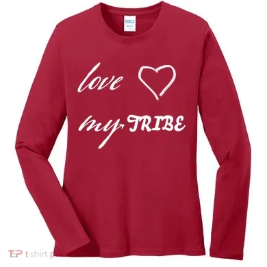 Special Needs Awareness Support Love My Tribe Women's Long Sleeve Shirt