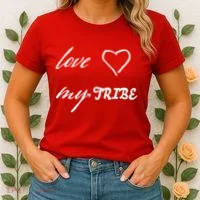 Special Needs Awareness Support Love My Tribe Women's T-Shirt thumb 2