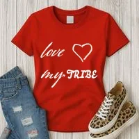 Special Needs Awareness Support Love My Tribe Women's T-Shirt thumb 3