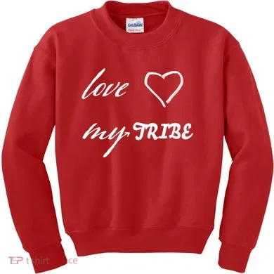 Special Needs Awareness Support Love My Tribe Kids Sweatshirt