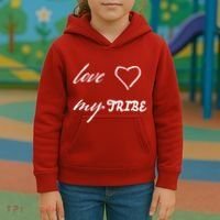 Special Needs Awareness Support Love My Tribe Kids Hoodie thumb 3