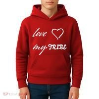 Special Needs Awareness Support Love My Tribe Kids Hoodie thumb 4