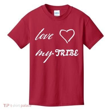 Special Needs Awareness Support Love My Tribe Kids T-Shirt