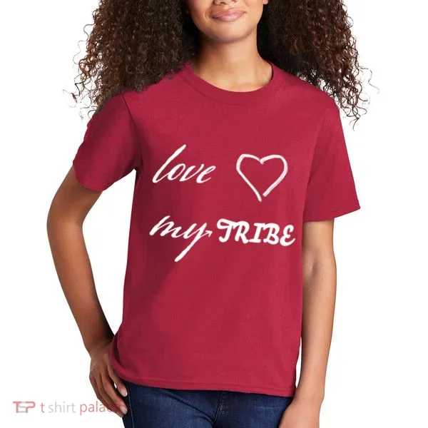 Special Needs Awareness Support Love My Tribe Kids T-Shirt