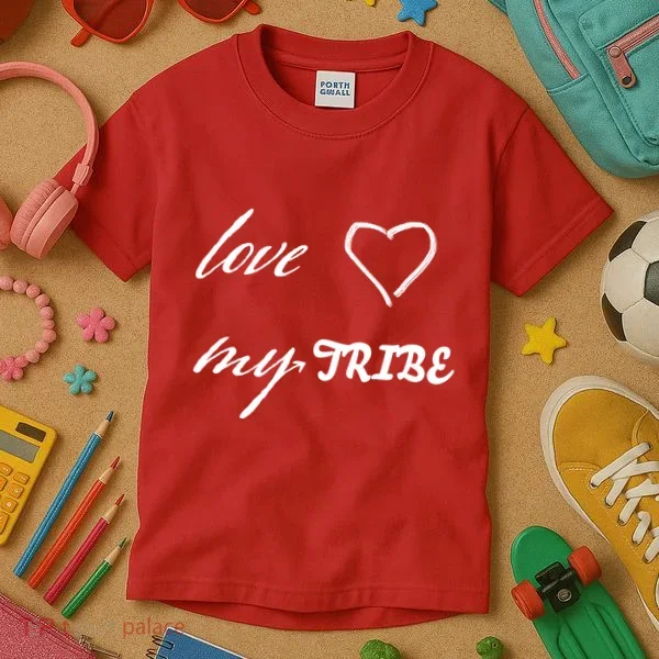 Special Needs Awareness Support Love My Tribe Kids T-Shirt