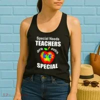 Special Needs Teachers Are Extra Special Women's Tank Top thumb 2
