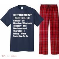 Special Retiree Gift - Funny Retirement Schedule  Pajama Set thumb 0