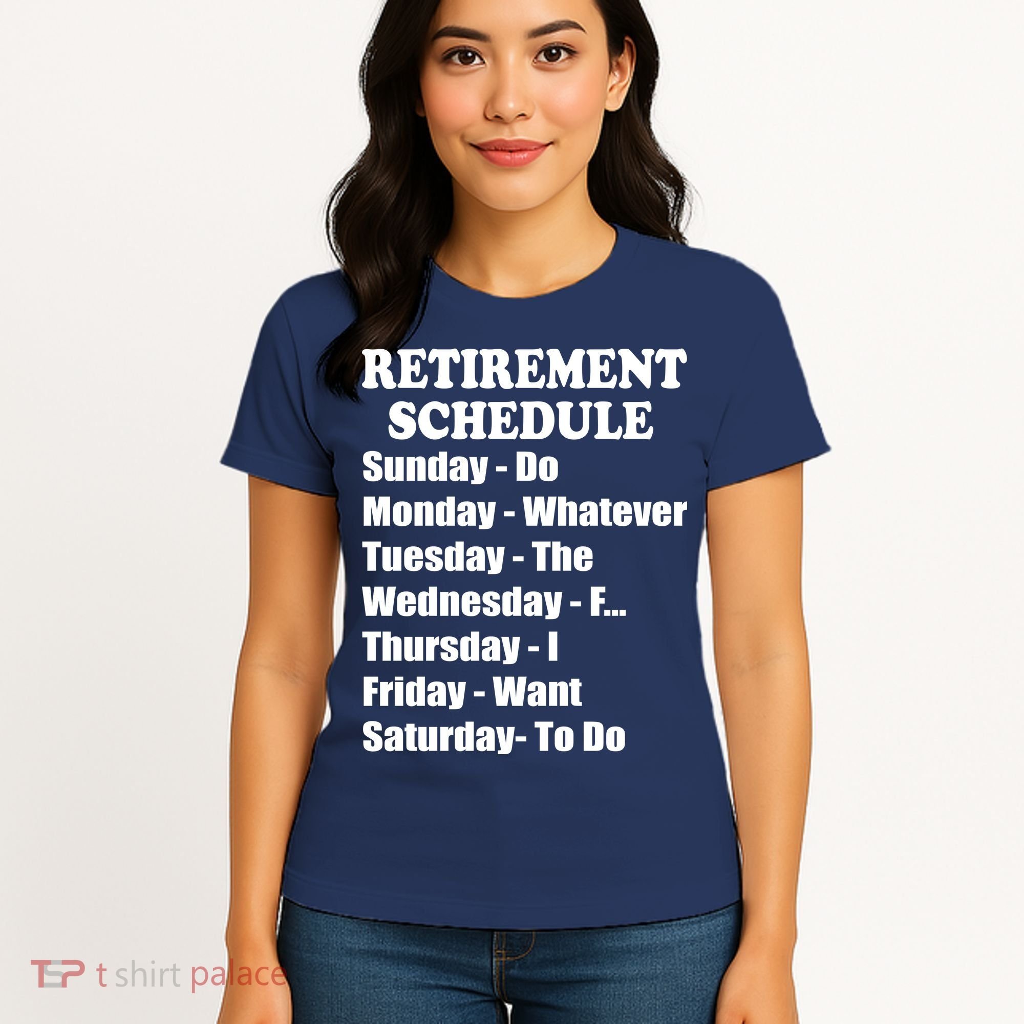 Special Retiree Gift - Funny Retirement Schedule  Women's T-Shirt