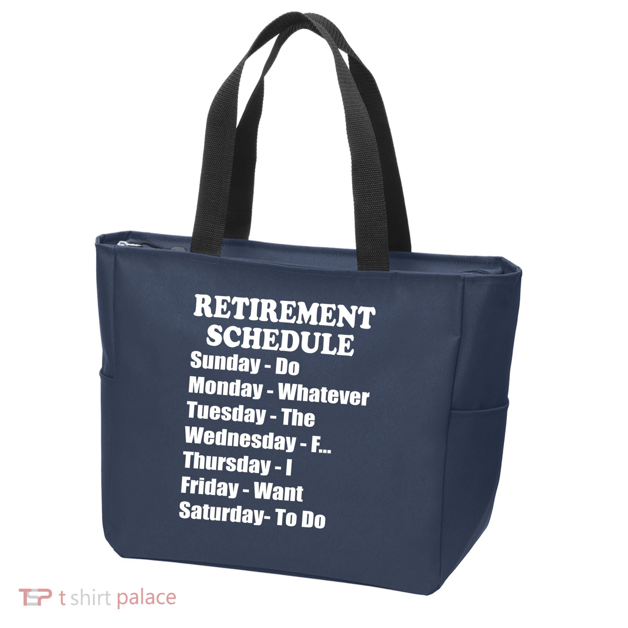 Special Retiree Gift - Funny Retirement Schedule  Tote Bag