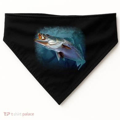Speck Trout Fish USA-Made Doggie Bandana